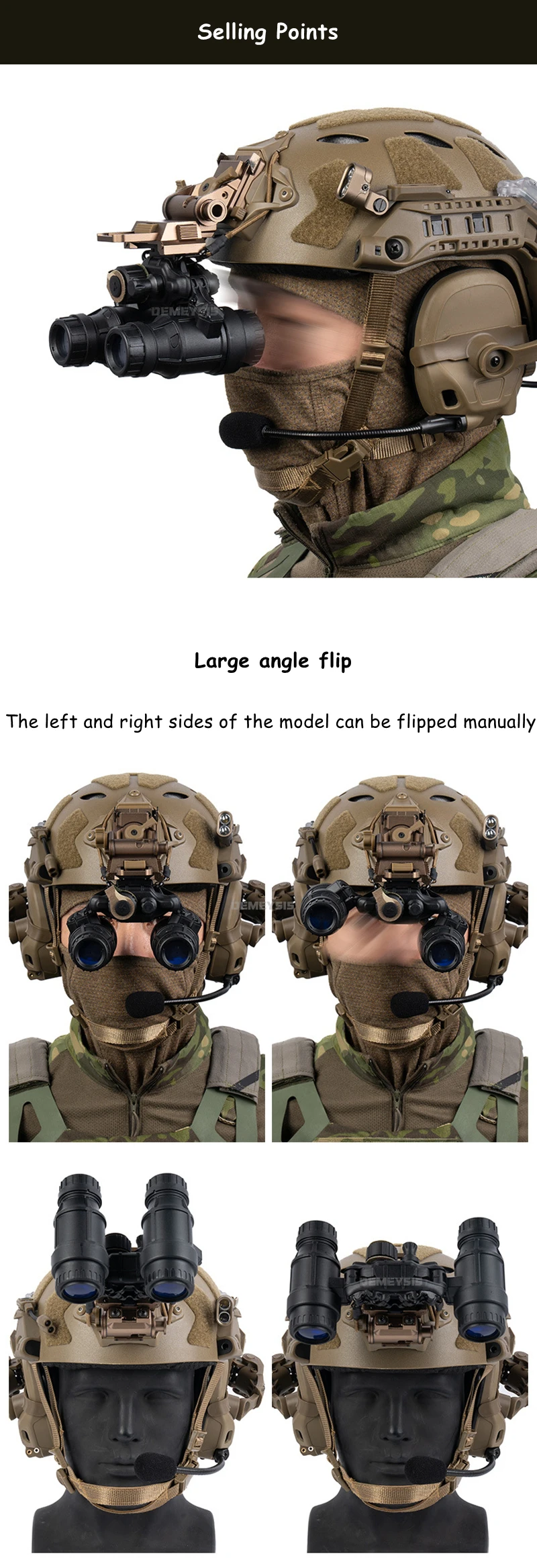 Modelo NVG simulación vista completa