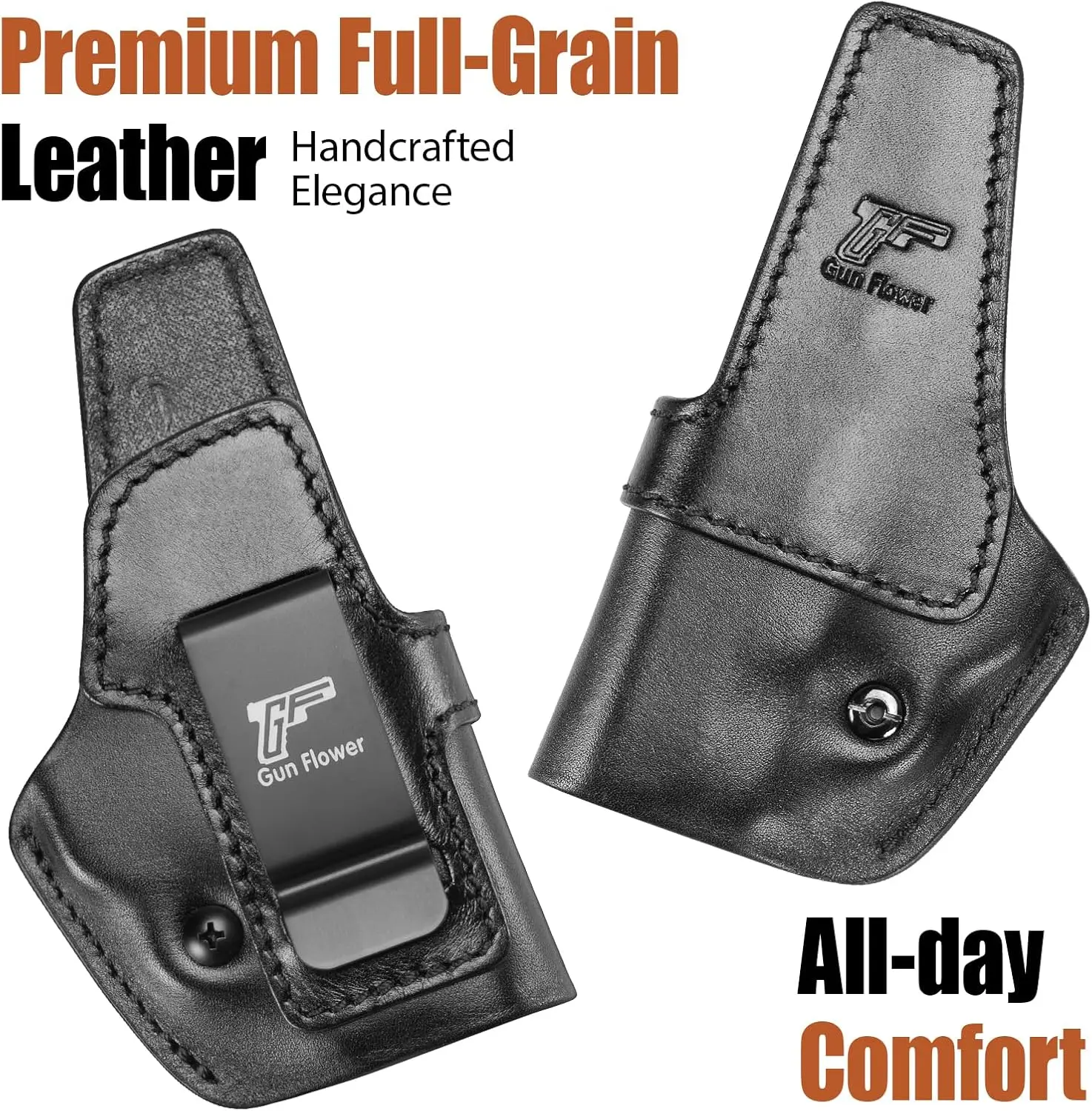 Funda IWB de cuero M&P Shield Plus/M2.0 – Porte oculto diestro - imagen 2
