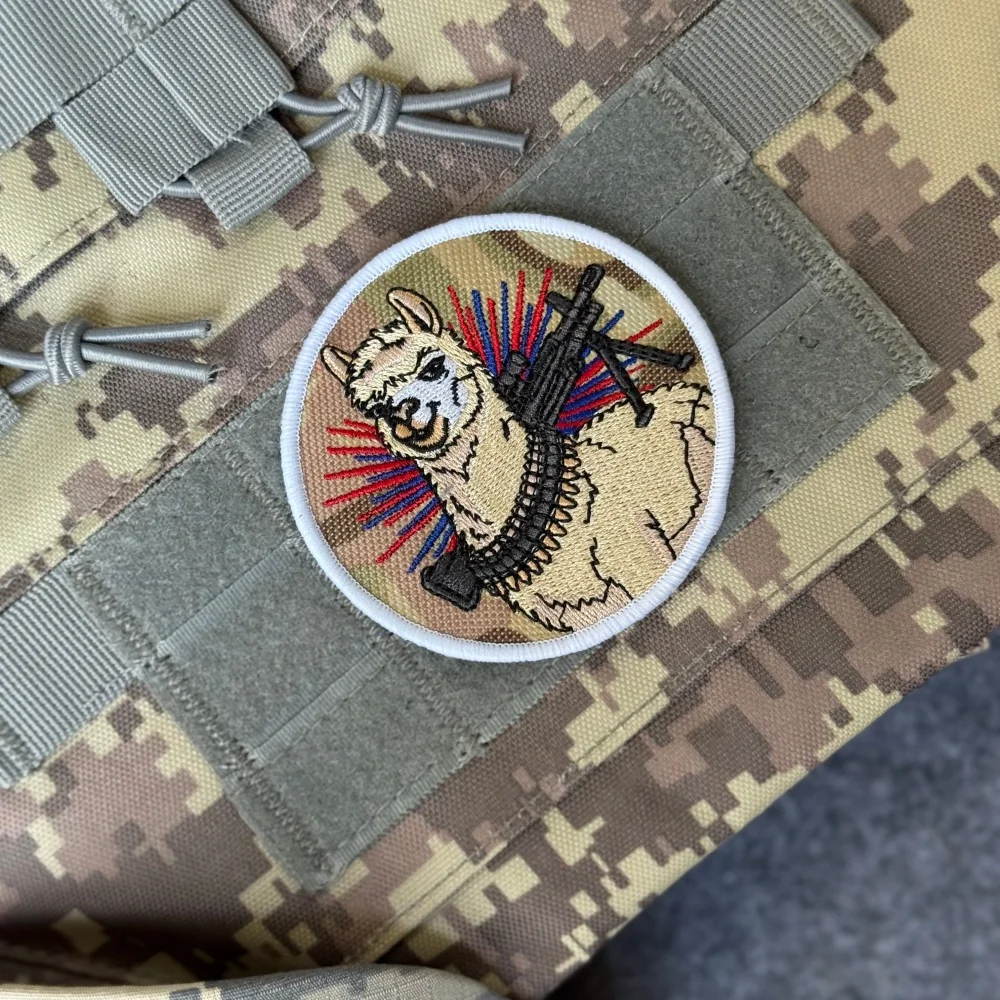 Parche táctico Morale alpaca con velcro gancho y bucle para ropa - imagen 4