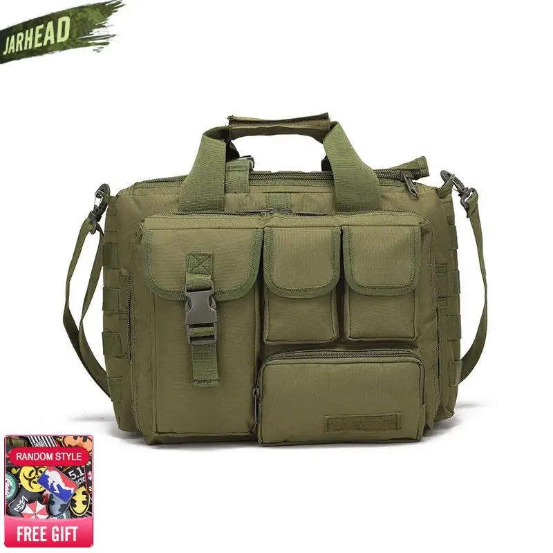 Bandolera táctica impermeable para portátil y laptop, maletín