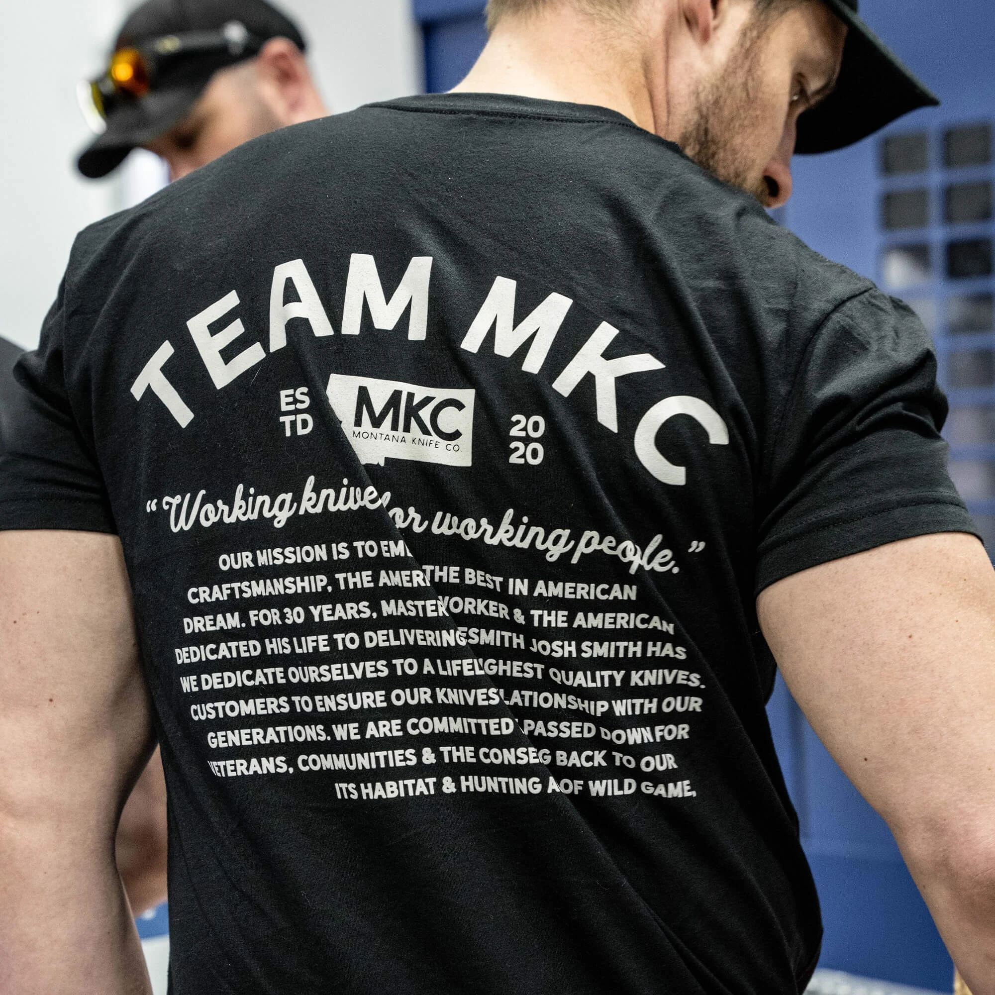 Camiseta táctica TEAM MKC negra unisex alta gama para outdoor - imagen 4