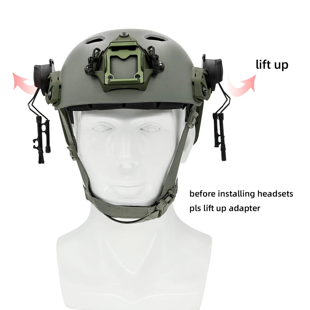 ARC Soporte táctico para auriculares COMTAC con reducción de ruido - imagen 4