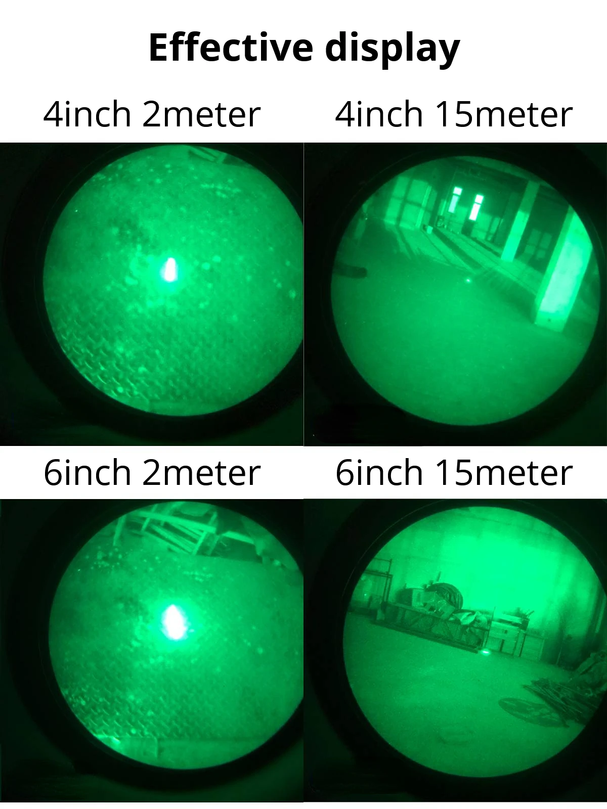 Barra guía IR de 4” o 6” para uso nocturno