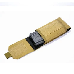 Funda táctica MOLLE para móvil, cargador o walkie-talkie