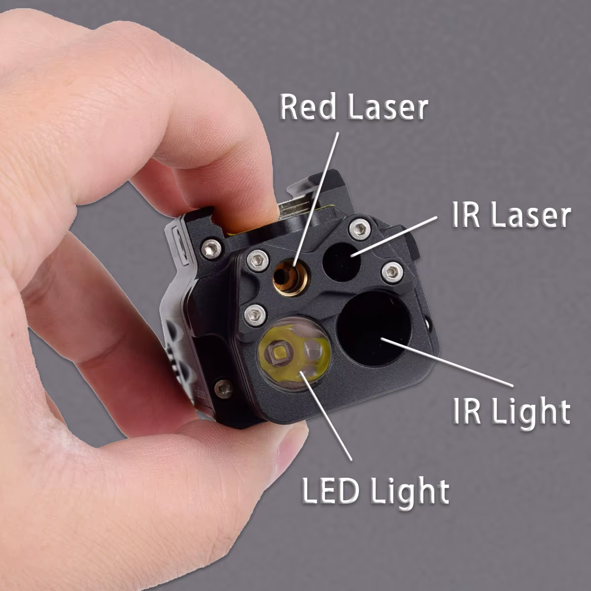 Steiner DBAL-PL luz táctica láser rojo infrarrojo estroboscópico rifle - imagen 4