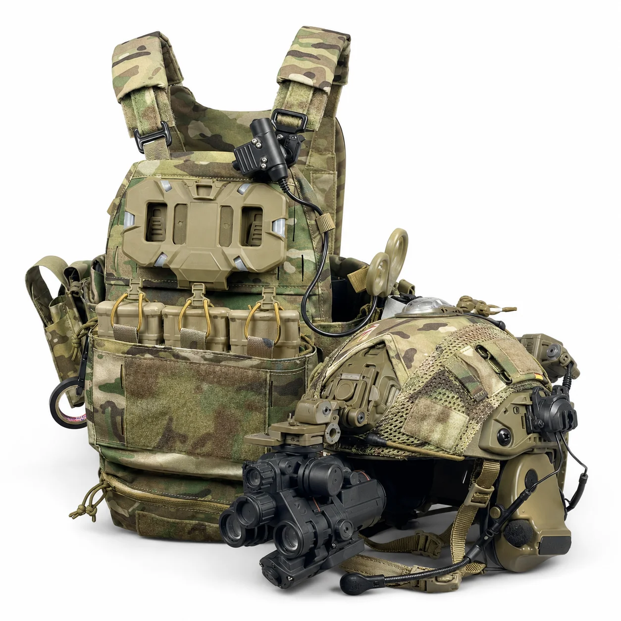 Chaleco táctico camuflaje utilitario con múltiples bolsillos ajustable
