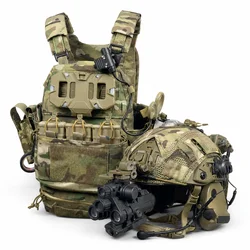 Chaleco táctico camuflaje utilitario con múltiples bolsillos ajustable