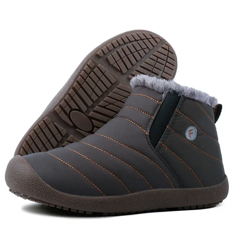 Botas de nieve impermeables hombre suela antideslizante forro polar - imagen 5