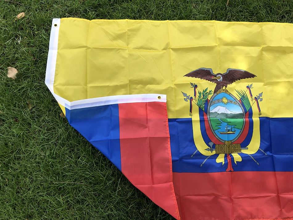 Bandera Ecuador poliéster resistente interior y exterior - imagen 5