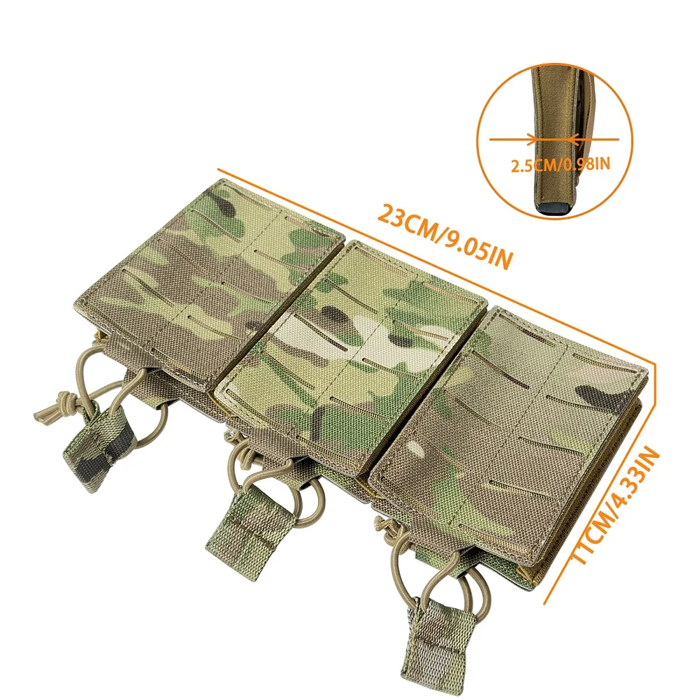 Bolsa táctica triple UNIONTAC en nailon 1000D