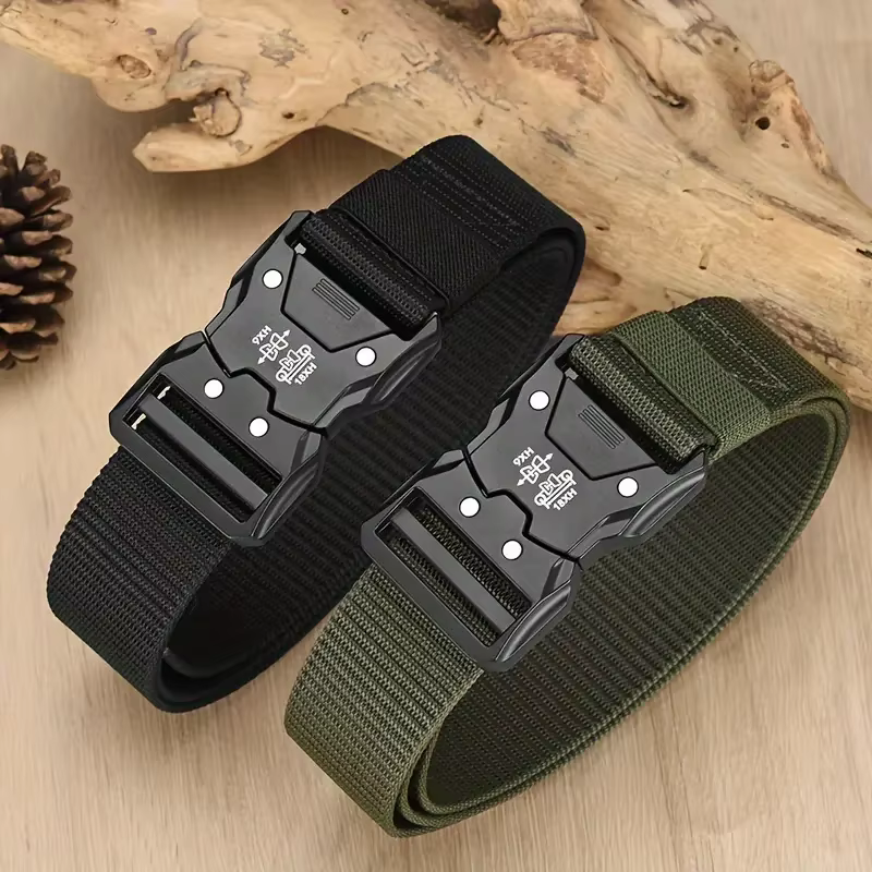 Cinturón táctico hebilla automática resistente outdoor unisex - imagen 2