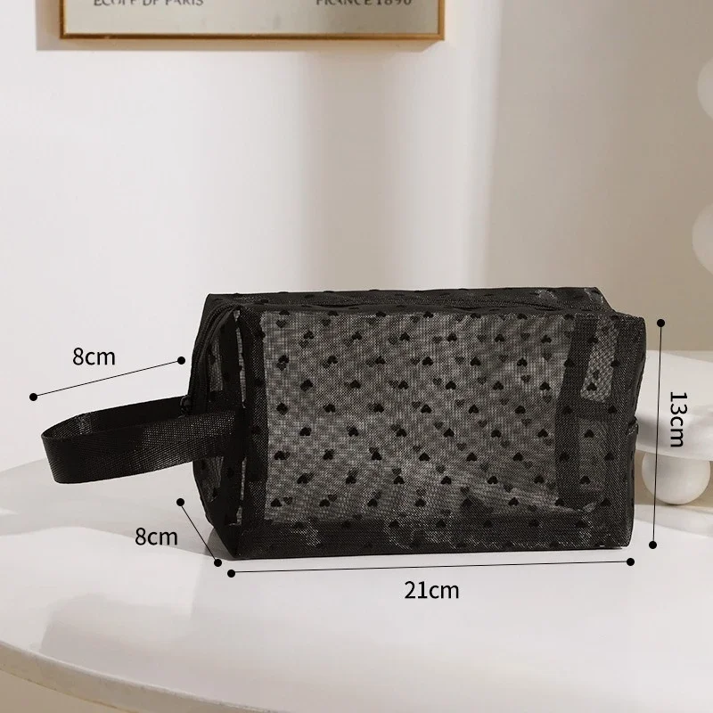 Bolsa de aseo compacta de malla gran capacidad para viaje - imagen 2