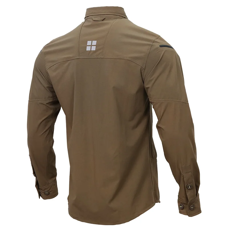 EmersonGear Triple Tech Camiseta táctica con cierre y bolsillos - imagen 3
