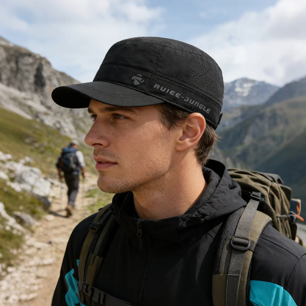 Gorra outdoor transpirable de secado rápido ajustable estilo béisbol - imagen 5