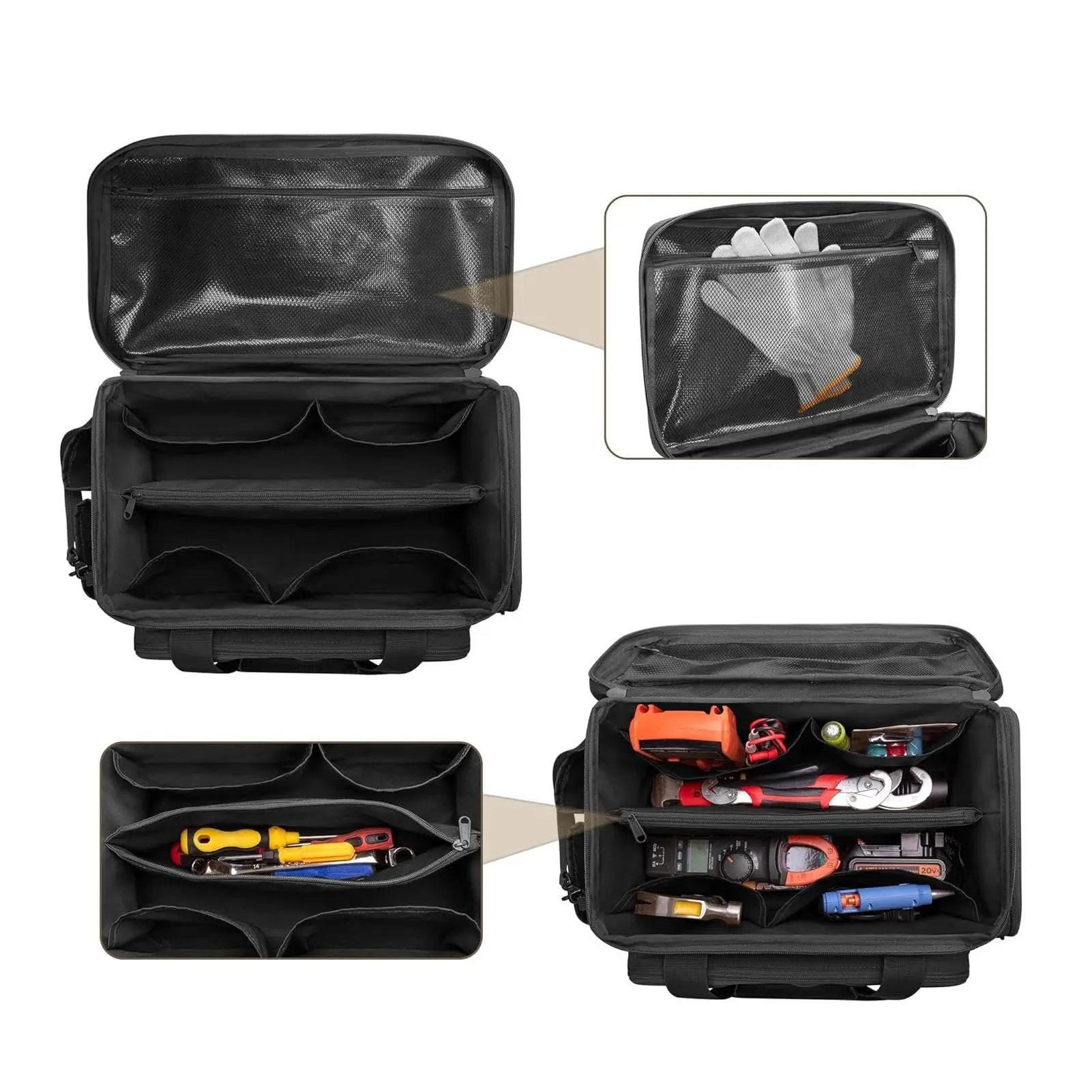 Bolsa de herramientas impermeable gran capacidad organizador - imagen 2