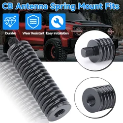 Muelle de antena CB en acero inoxidable para coche con rosca 3/8-24