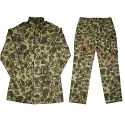 Uniforme M42 WW2 HBT paracaidista – Camuflaje militar histórico hombre