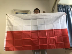 Bandera Polonia Thuringia poliestérico militar táctica - 90x150 cm