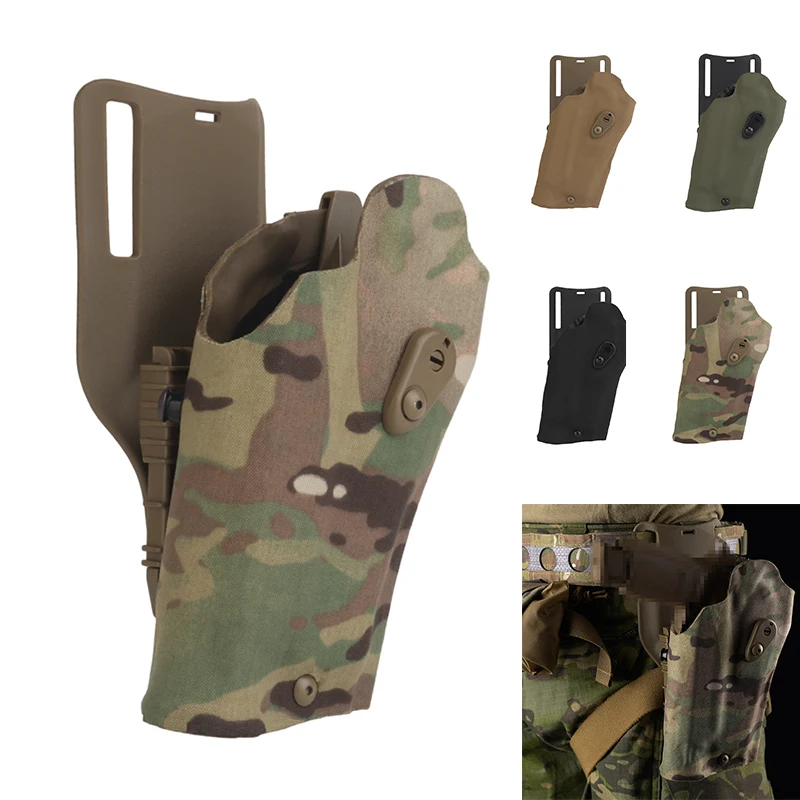 Funda táctica pistola P320 con linterna X300 y bloqueo automático - imagen 5