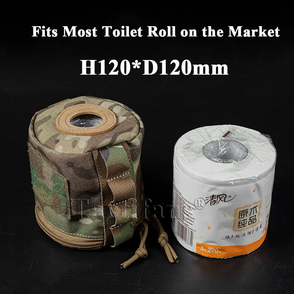 TACTIFANS Portarrollos MOLLE – Accesorio Táctico para Mochila