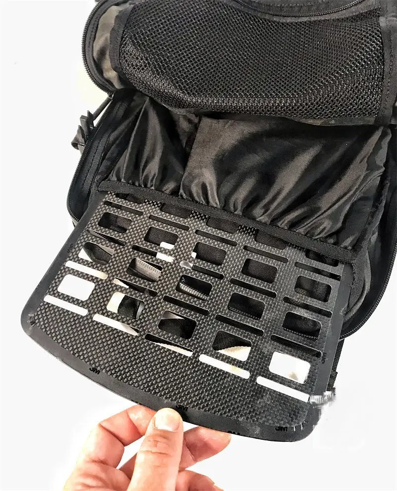 Uso en mochila de gran espalda
