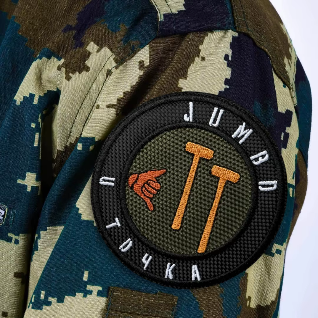 Jumbo and Point parche moral táctico velcro resistente - imagen 3
