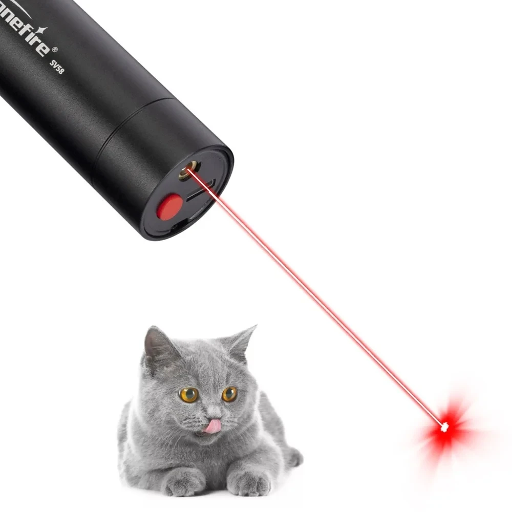 Linterna UV con láser rojo para detección fluorescente