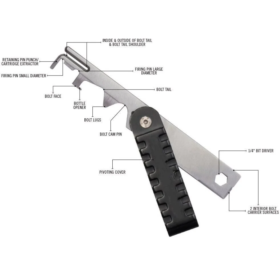 Rascador de limpieza BCG para AR-15 M16/M4 223/5.56 - imagen 5