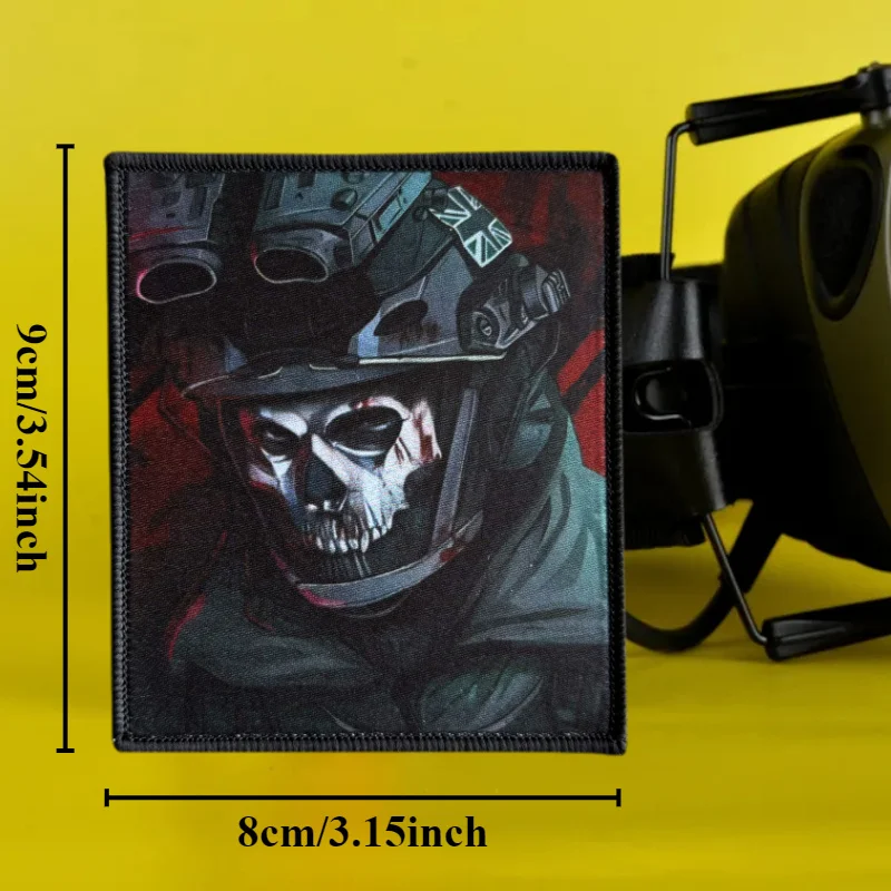 Parche táctico esqueleto CoD – Insignia militar Soldier CoD - imagen 4