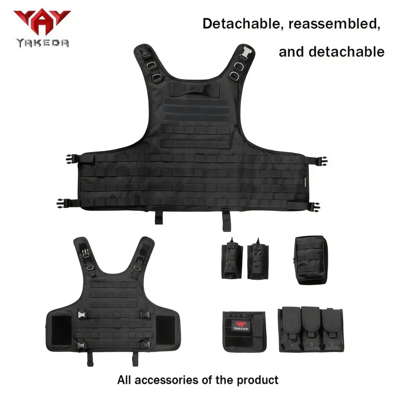 Chaleco táctico YAKEDA resistente al desgaste para exteriores - imagen 3