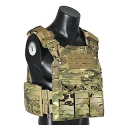 EmersonGears chaleco táctico ligero con bolsa triple MOLLE