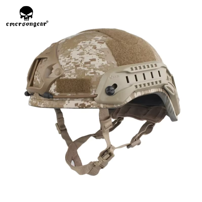 Casco en uso táctico
