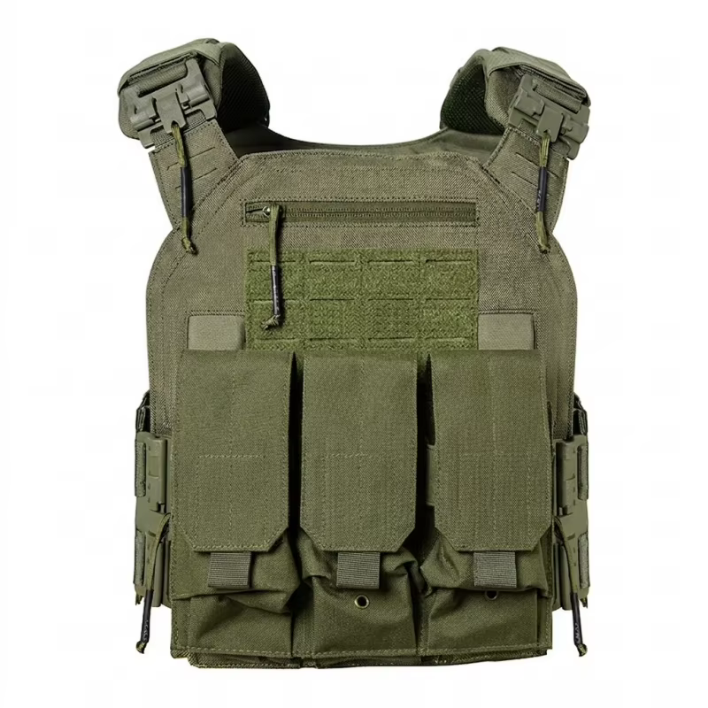 Chaleco táctico MOLLE nailon de liberación rápida, caza aire libre - imagen 5