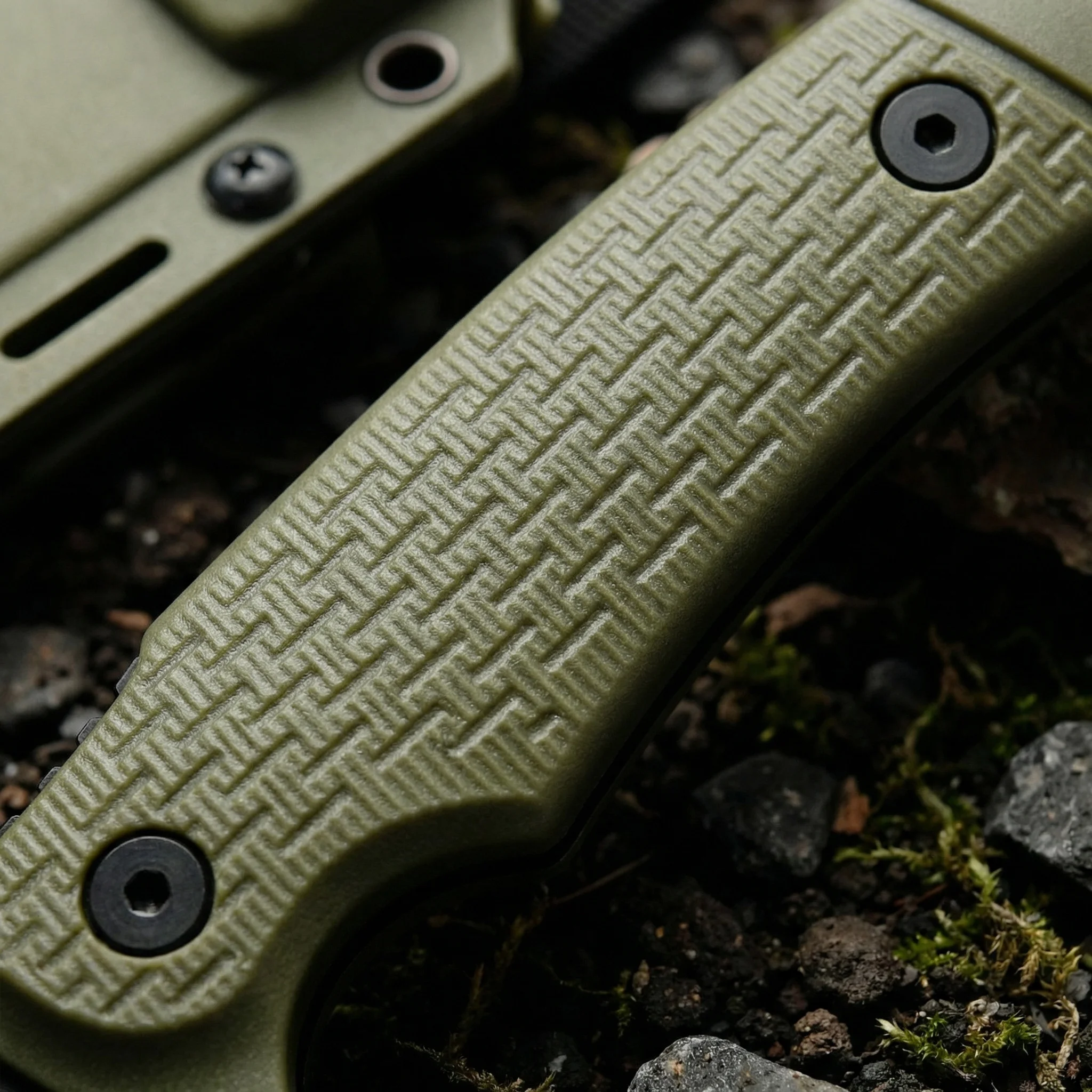 Cuchillo fijo de supervivencia en acero, con funda táctica - imagen 3