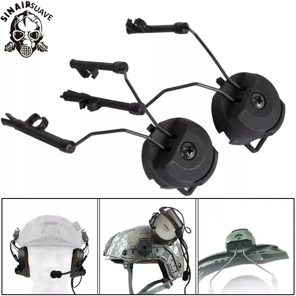 SINAIRSOFT Soporte Auriculares Tácticos ARC para Casco Fast Ops Core