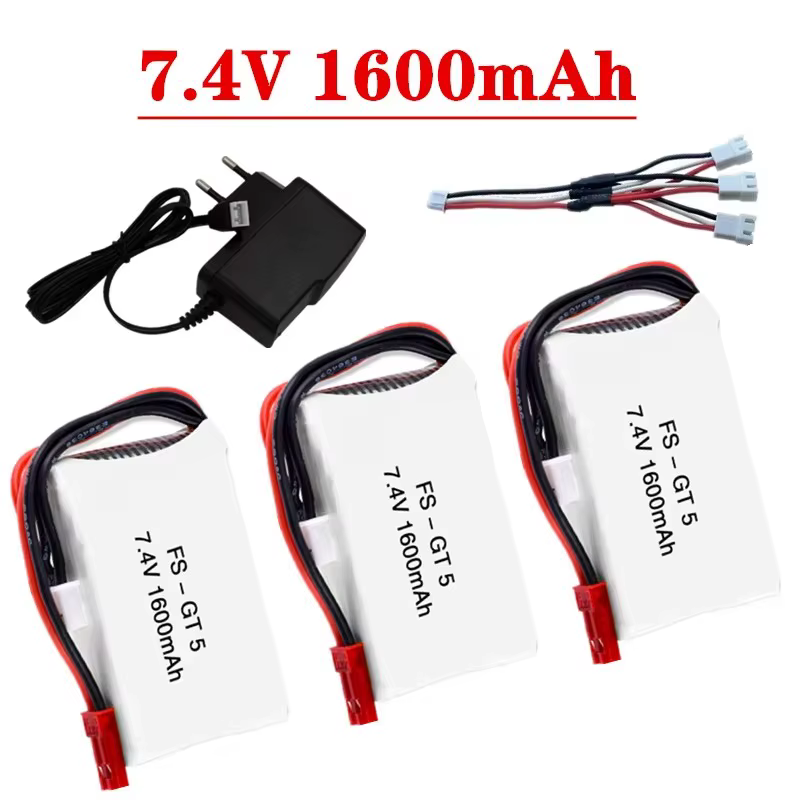 Batería LiPo 7,4V con conector JST