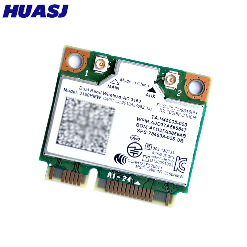 Tarjeta WiFi PCIe banda dual para portátil con Bluetooth - imagen 5