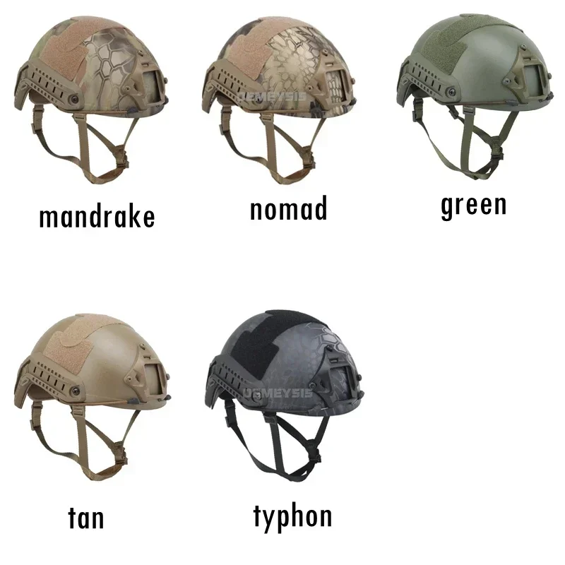 Casco táctico MH con soporte visión nocturna NVG para airsoft - imagen 4