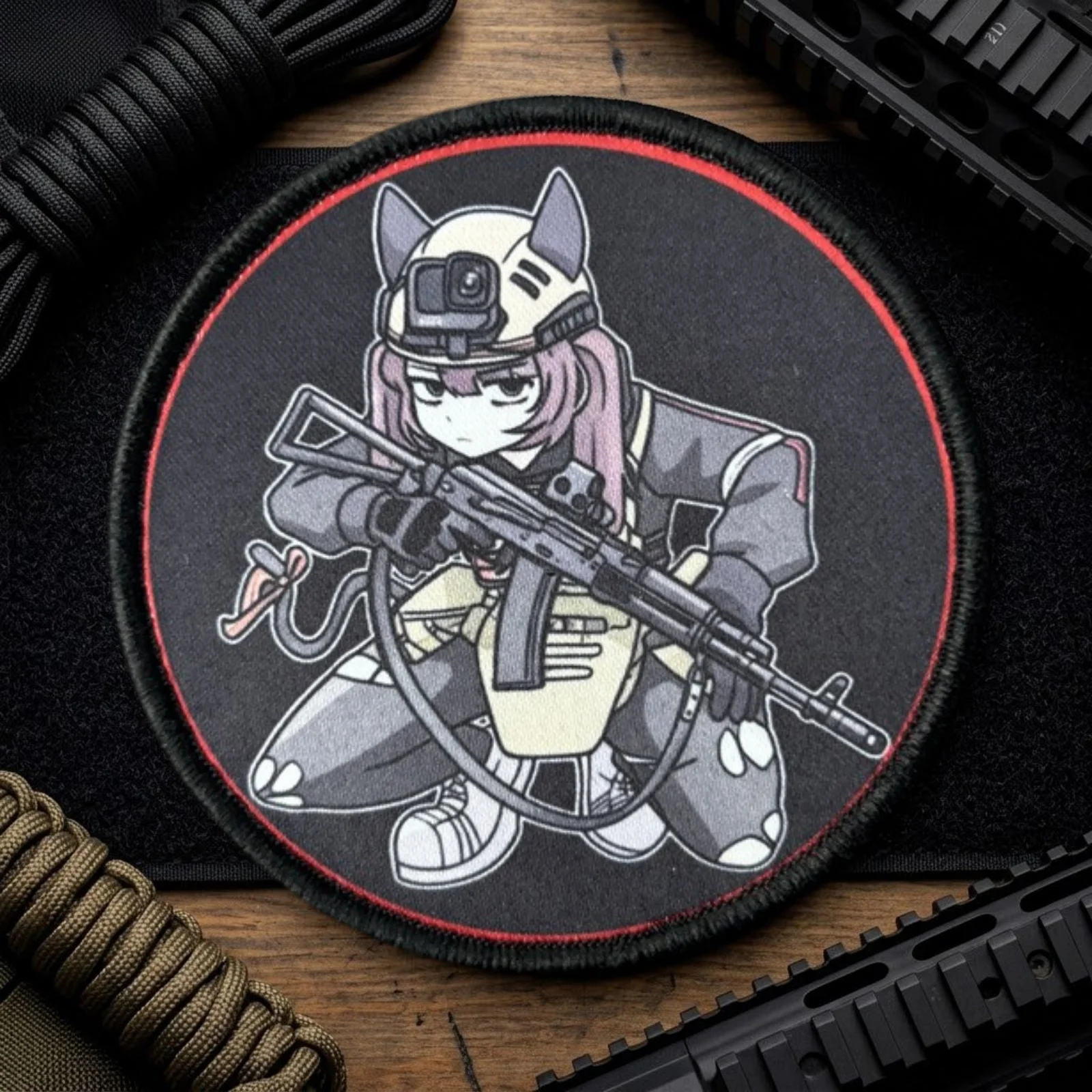Parche de anime táctico con velcro para mochilas y ropa - imagen 5