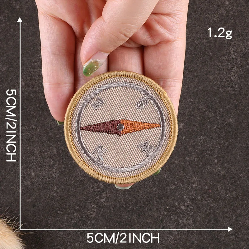 Parche bordado táctico moral circular Boy Scout dibujos animados DIY - imagen 3