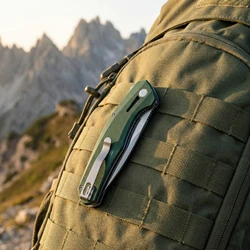 Cuchillo plegable táctico para camping y senderismo de emergencia