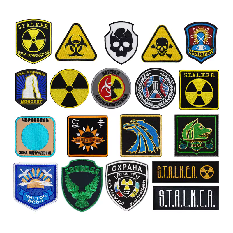Stalker Parche insignia radiación Nuclear Power Plant Loners