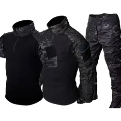 Uniforme táctico camuflaje hombre camisa combate y pantalón cargo