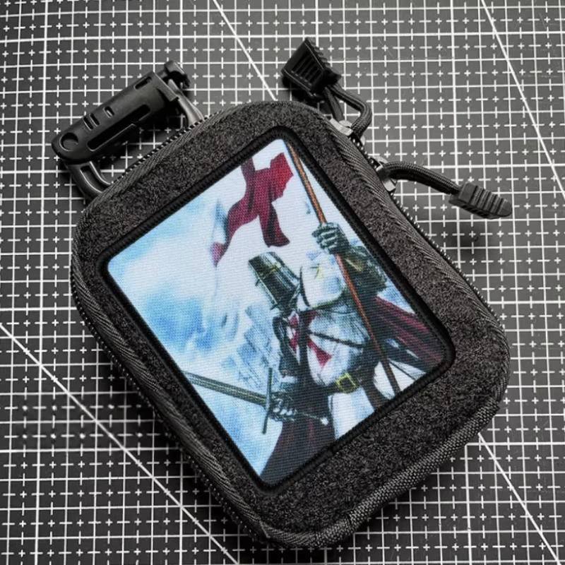 Parche táctico cruzado velcro moral militar – insignia para mochila - imagen 2