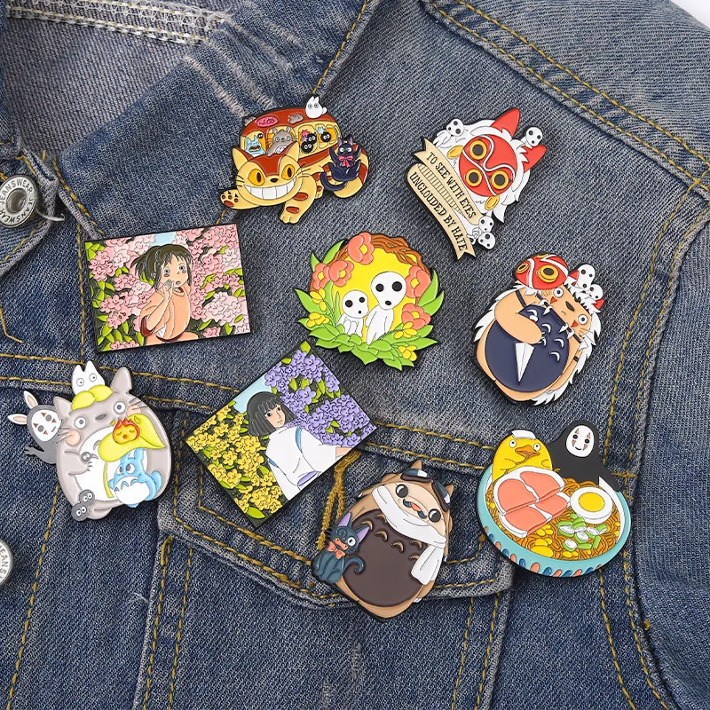 Broche metálico anime personajes japoneses – insignia esmaltada - imagen 4