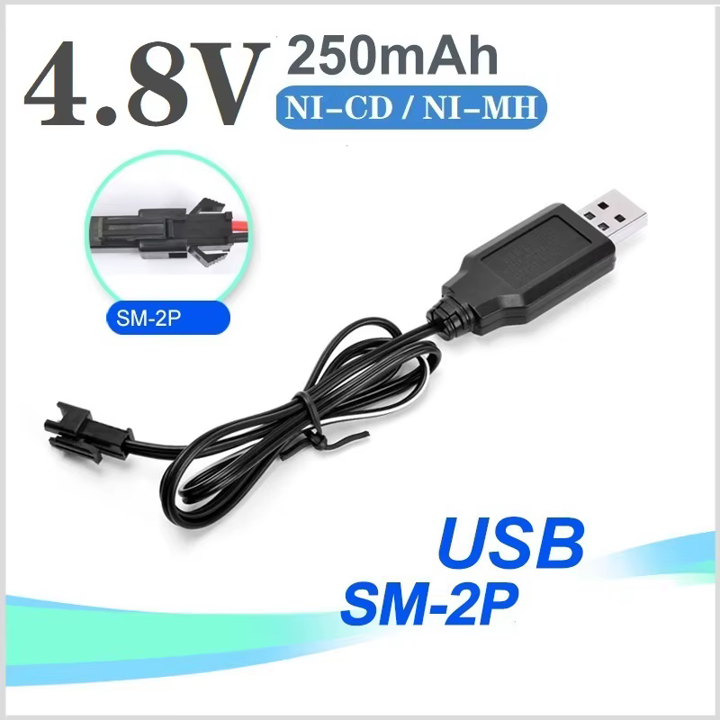 Batería Ni‑MH 4.8 V con conector T – Recargable para coches - imagen 3