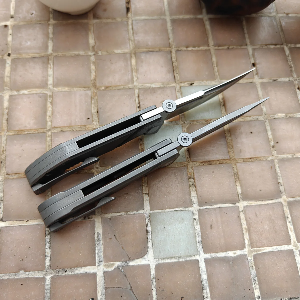 Cuchillo plegable táctico JUFULE Squirrel Master EDC campamento - imagen 3