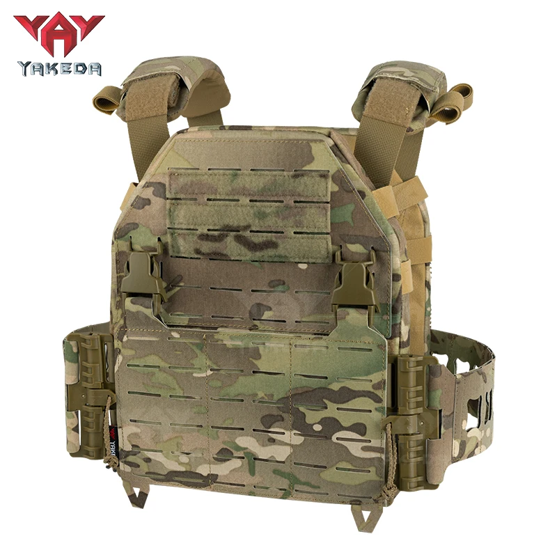 Chaleco táctico YAKEDA nailon camuflaje CP Molle corte láser