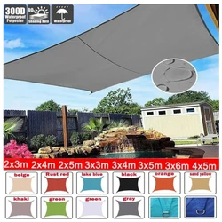 Toldo de sombra UV impermeable lona poliéster 320D para terraza