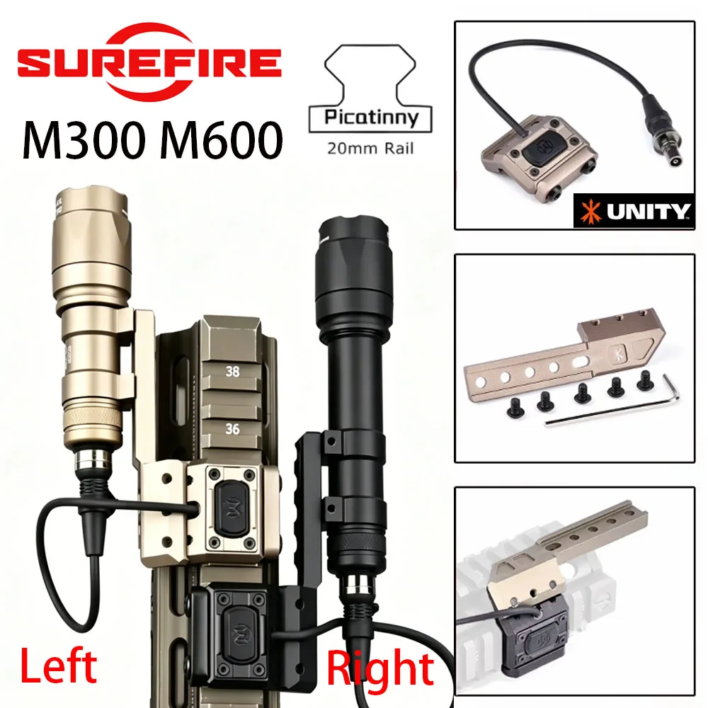 SureFire M600 linterna táctica interruptor de presión offset - imagen 5